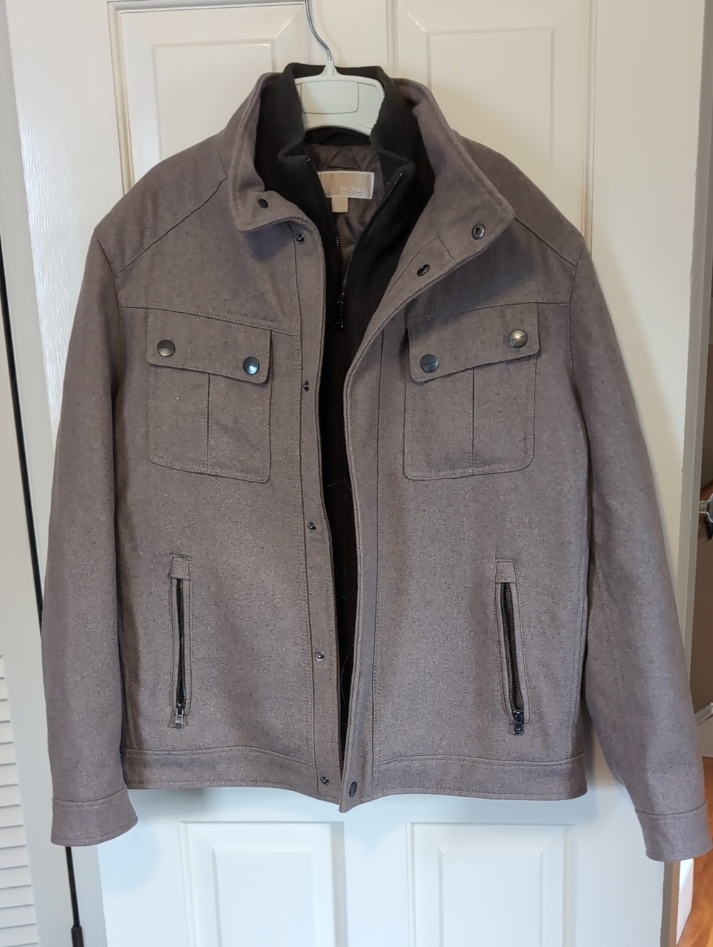 Michael Kors Men's Taupe Field Jacket